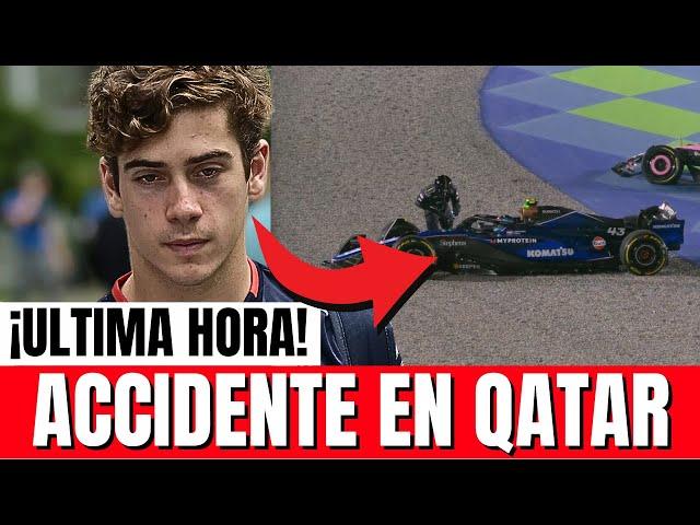 ¡FUERTE ACCIDENTE DE FRANCO COLAPINTO EN GP QATAR!