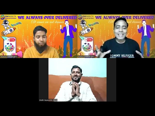 #ONPASSIVE UPDATE WEBINAR TEAM FOR HUMANITY WITH HARISH SHARMA@OTBF#ofounders #ashmufareh #art