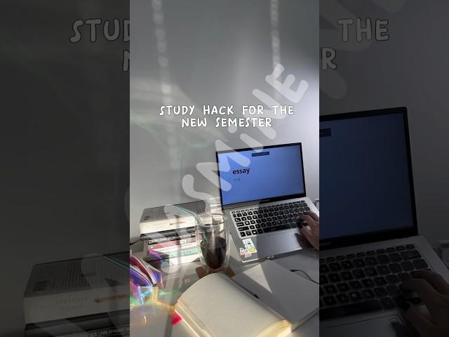 Study hack for the new semester #studenthelp #uni #chatgpt #ai #smartstudy #schooloutfitideas