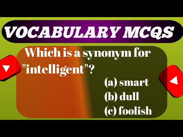 English grammar vocabulary words || vocabulary mcq questions || Mushtaq English (ME)