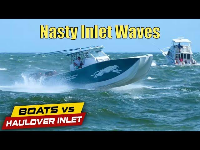 Nasty Inlet Waves Wreak Havoc | Boats vs Haulover Inlet