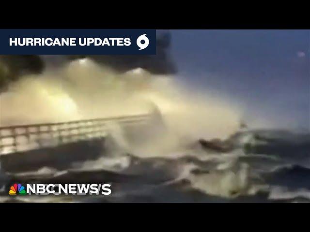 Hurricane Milton makes landfall on Florida's Gulf coast, storm surge warnings in effect