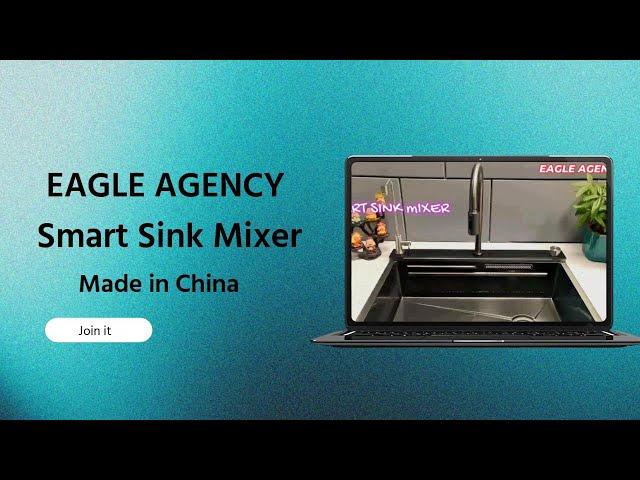 সেন্সর,ভয়েজ,টাচ্ সিংক মিক্সার।  Smart Sink Mixer. #Eagleagency