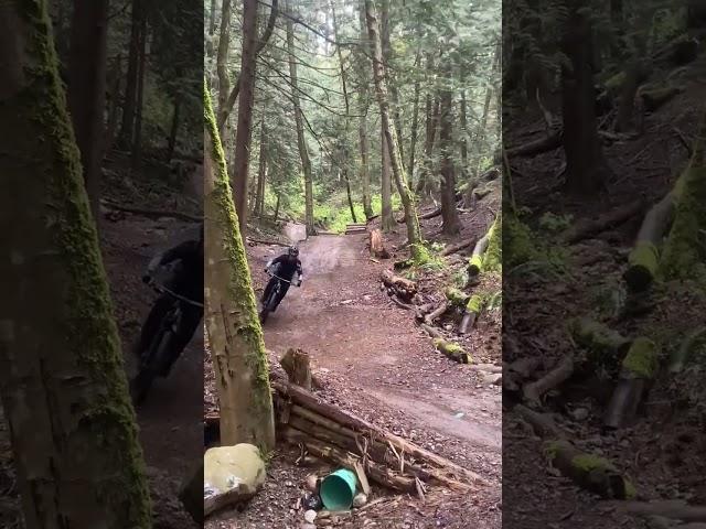 15 foot gap! #watershed #gap #mtb #BC #konabikes #sendit #fullsend #dirtjump dirtjump