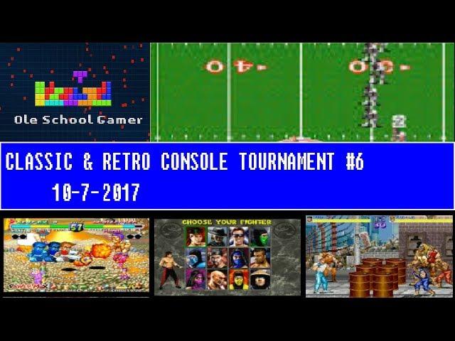 OLESCHOOL GAMERS - Mike Tysons Punchout, Mortal Kombat 2 and Tecmo Bowl  Super Dodge Ball Tournament