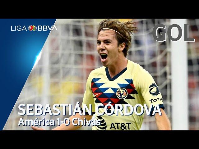 Gol de S. Córdova | América 1 - 0 Guadalajara | Liga BBVA MX - Apertura 2019  - Jornada 12