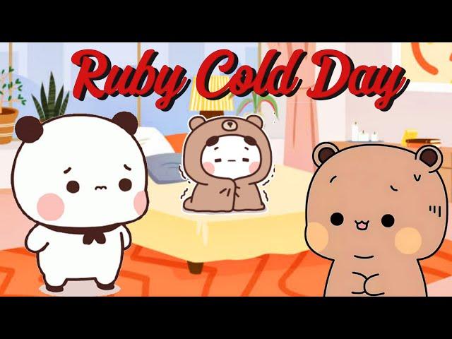Baby Ruby Suffering Form Cold  | BubuDudu & Ruby | 3D Animation | Peachgoma