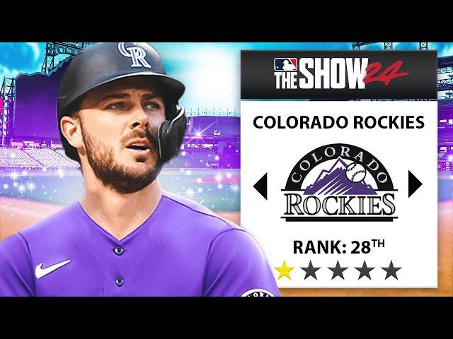 I Rebuild the Colorado Rockies in MLB The Show 24