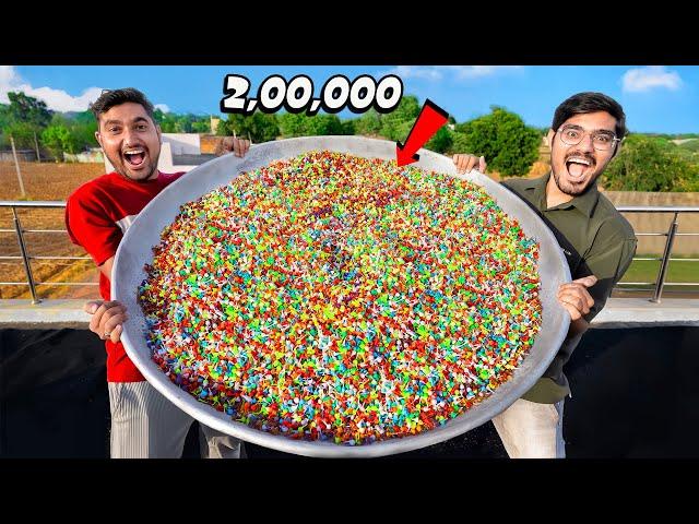 200000 Pop Pop At Once | क्या होगा जब 2 लाख पॉप पॉप पटाखे एक साथ चलेंगे? Diwali Special