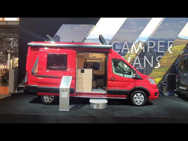 Ford camper van tour - lot of head height. Weinsberg Carabus 600M