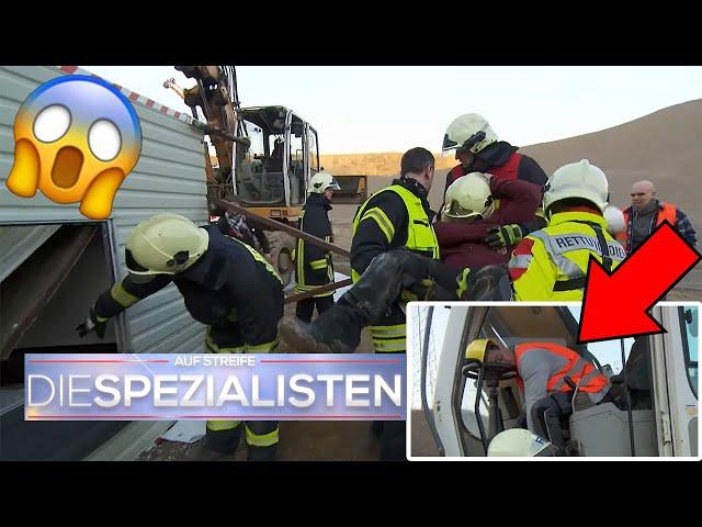 BAGGERFAHRER rast in einen Container mit Menschen‍️ Hat er GESCHLAFEN?​| Die Spezialisten | SAT.1