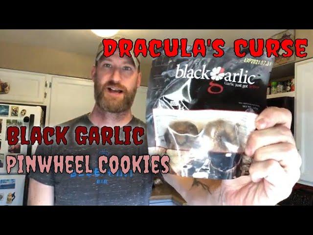 Black Garlic Cookies (Dracula’s Curse) Halloween Cookies