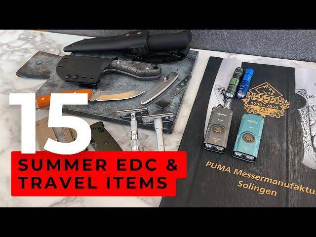 15 Summer EDC and Travel Items