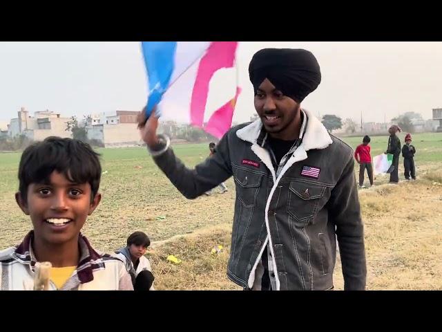 Kite flying  With Friends | PatangBaazi  | flying kite 🪁 | Brown Kids