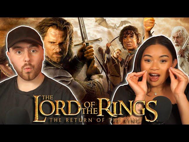 GIRLFRIEND FINALLY WATCHES *The Lord Of The Rings: Return of the King* (Extended Edition) -REACTION!