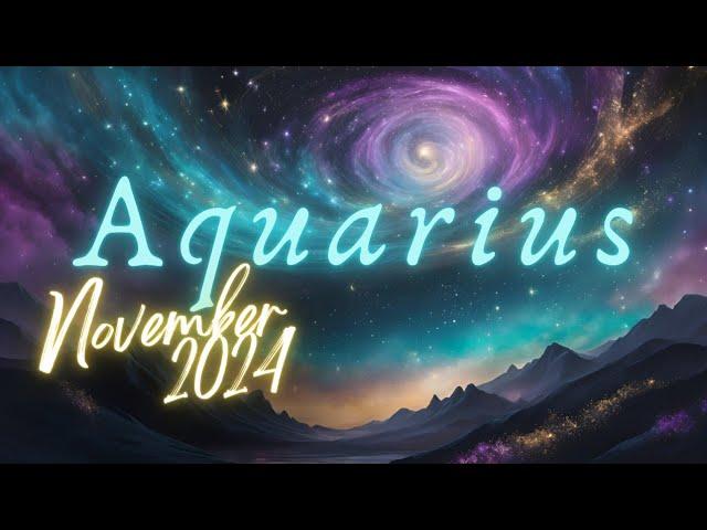 **AQUARIUS** Your current and the past collide...//NOVEMBER 2024//