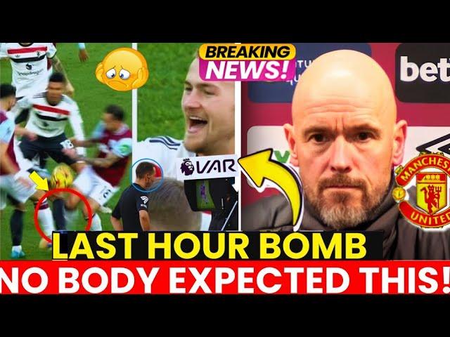 VAR Drama! Erik Ten Hag Speaks Out On VAR Disgrace! De Ligt Foul or Ings Handball? #manunited