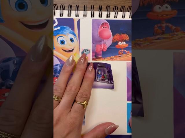 Inside out 2 ️ #insideout2 #scrapbook #asmr #journal #scrapbooking #disney #stickers #grid