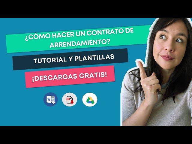  CONTRATO DE ARRENDAMIENTO ¿Cómo llenarlo? -【Plantillas Gratis】Word - PDF