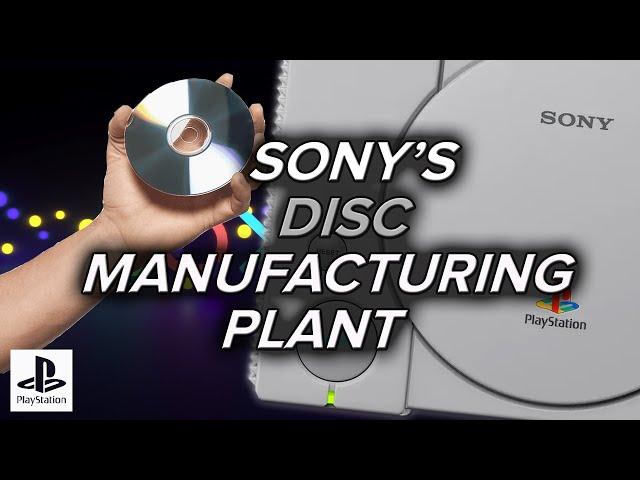 Sony's Disc Manufacturing Plant - Creating PSone CDs #ps1 #pc #games #xbox #dvd #ps2 #ps4 #psone