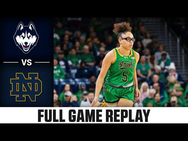 UConn vs. Notre Dame Full Game Replay | 2024-25 ACC Women's Basketball