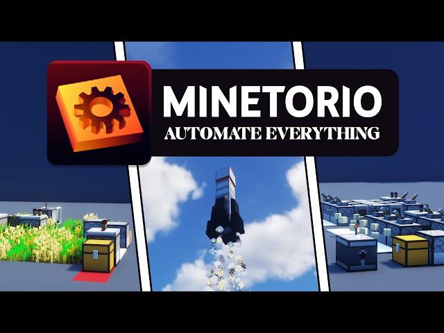 Create Factories & Automate Everything In Minecraft with Minetorio