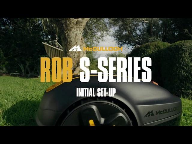 McCulloch Rob S Series - Setup and Installation Guide