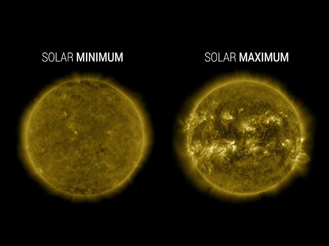 The Sun Solar Max VS Solar Minimum