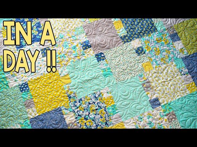 Bryony | Layer Cake Quilt Pattern | In A Day | Quick and Easy