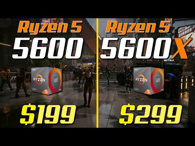 Ryzen 5 5600 vs. Ryzen 5 5600X - How Big is The Difference?