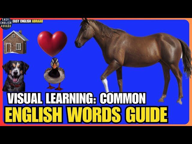 Improve Your English Fast Simple Words with Pictures for Beginners   Easy English Abraão