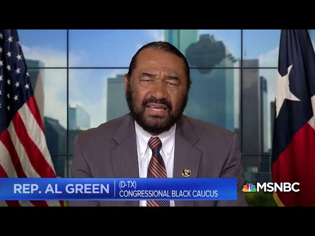 Rep. Al Green on Weekends with Alex Witt with Morgan Radford