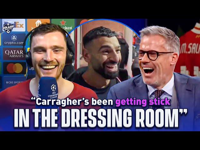 Andy Robertson reveals what Liverpool really think of Carragher's Salah comments!  | UCL Today