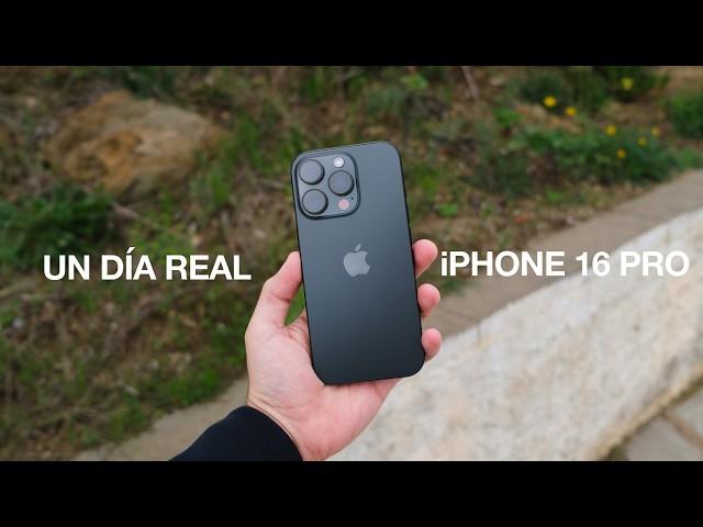 Un día real con el iPhone 16 Pro | Batería, cámaras y apps!