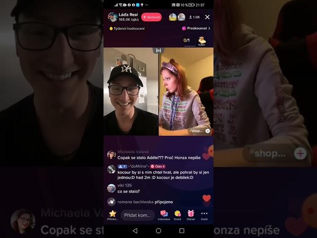 #shopaholicadel telefonuje s Honzou na streamu, řev, brekot. TO MUSÍTE VIDĚT.