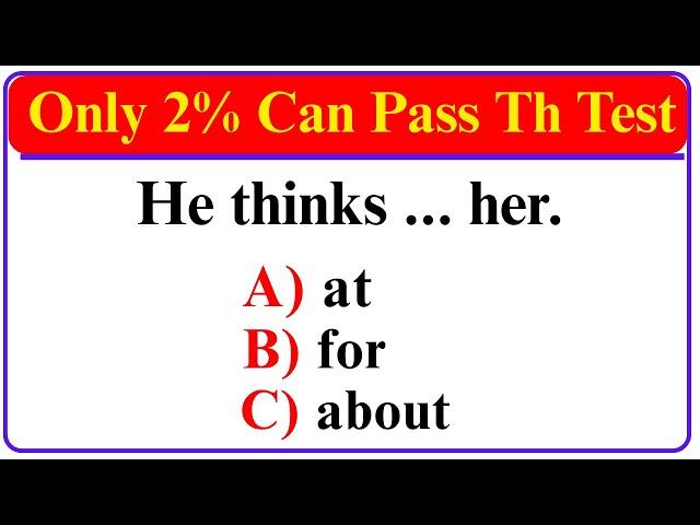 Mixed Grammar Test: Only 5% Can Score 95% on This Quiz 262