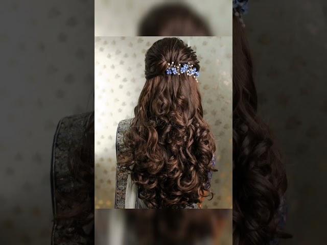 Amazing Bridal Hairstyles || Hairstyle with Open Hair Ideas || Indian Brides || Fa_Styletrends