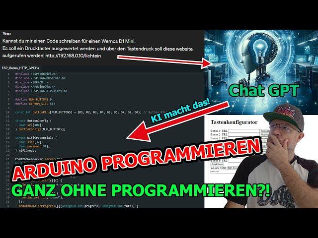 Arduino programmieren ohne programmieren! Mit KI (einfach eingeben was man braucht)