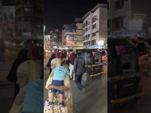 Mumbra Kausa Kadar Palace HDR 4k Street View Night #mumbra #mumbracity #mumbai #shortsvideo