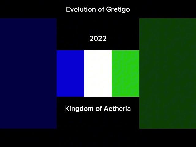 Evolution of ￼Gretigo #micronation #gretigo ￼