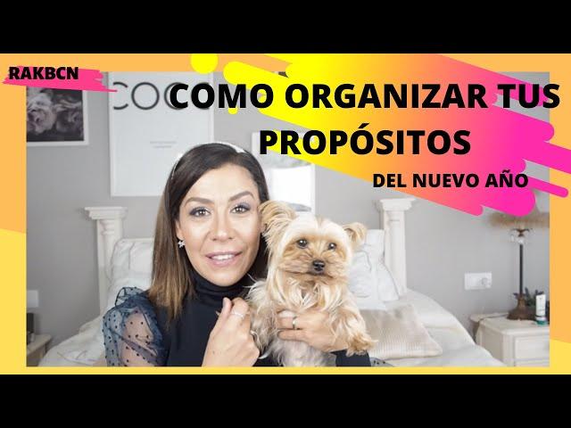 COMO ORGANIZAR TUS PROPOSITOS de año nuevo (y los míos propios)