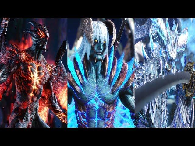 Devil May Cry 5 - All Character Transformations (Dante, V, Nero, Vergil) DMC5 2019