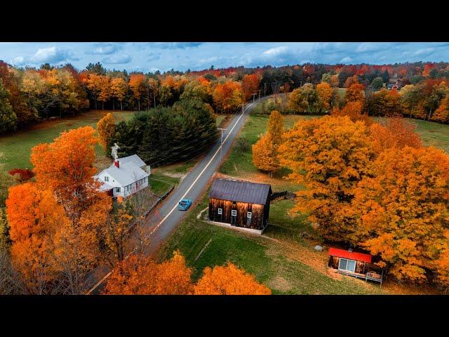   October in the Rural Countryside  Simple Autumn Life in Small Town America