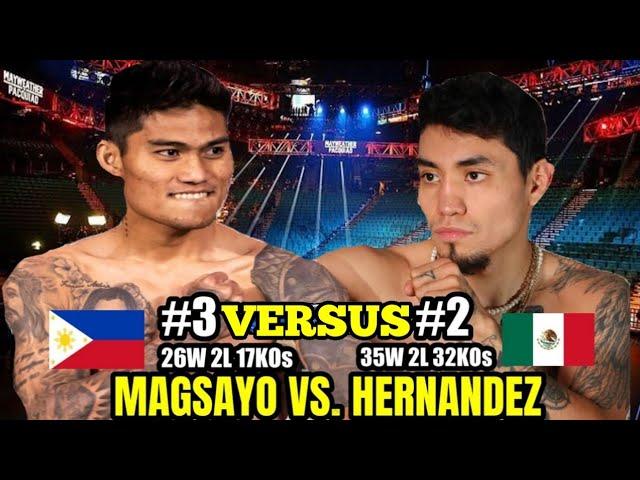 NOV 28 2024:  Mark Magsayo(PH) vs Eduardo Hernandez(Mexico) Fight 2024: TULOG ANG KNOCK OUT ARTIST!