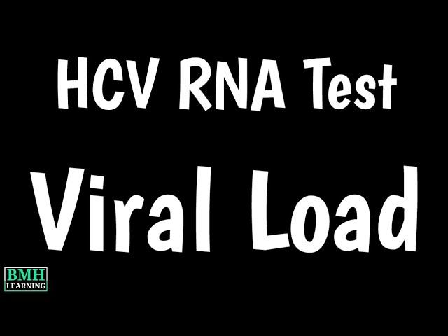 HCV RNA Test | HCV Viral Load | Hepatitis C Viral Load | Quantitative Approach | HCV RNA Testing |