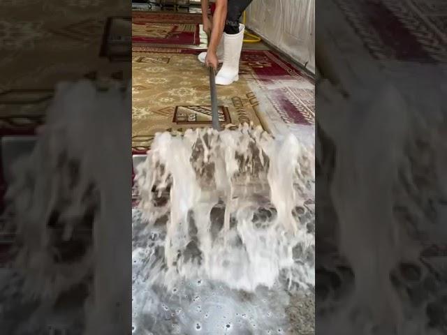 foam scarping  #satisfying #cleaningcarpet #asmr