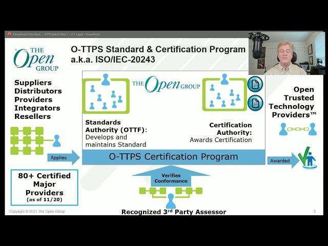 Open Trusted Technology Provider™ Standard (O-TTPS) Certification