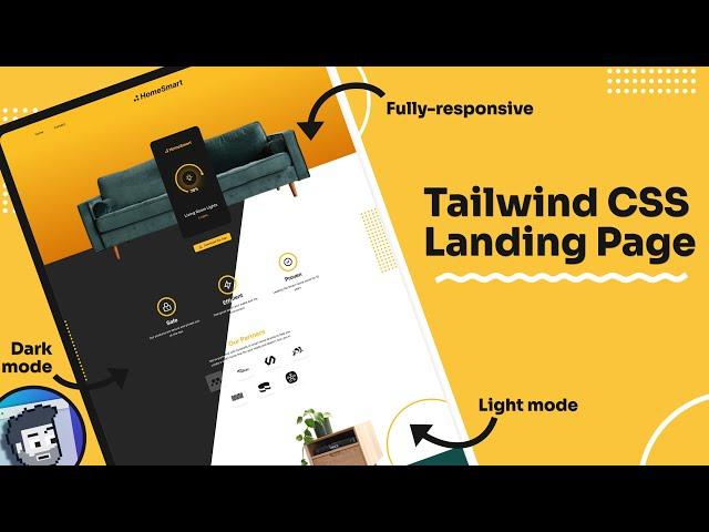 Modern Landing Page Tailwind CSS Project