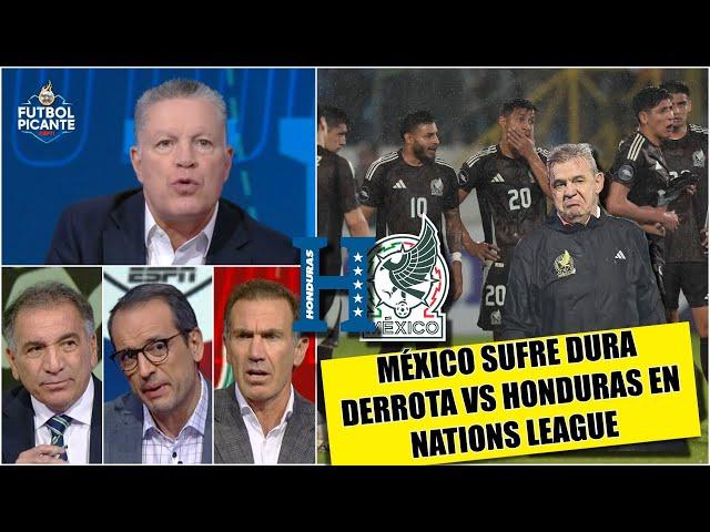 MÉXICO VOLVIÓ A PERDER vs HONDURAS en Nations League. Peláez MOLESTO con el VASCO | Futbol Picante