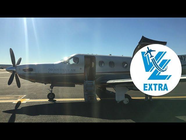 Vuelogs Extra: Take-off from Albuquerque on a Boutique Air Pilatus PC-12